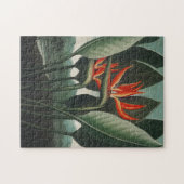 Vintage botanische Vogelparadijs legpuzzel (Horizontaal)