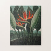 Vintage botanische Vogelparadijs legpuzzel (Verticaal)