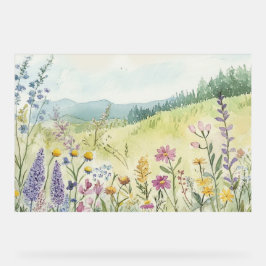 Vintage botanische wanddecoratie acryl bord