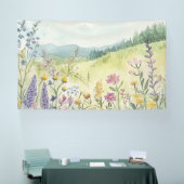 Vintage botanische wanddecoratie spandoek (Beurs)