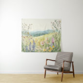 Vintage botanische wanddecoratie wandkleed (In Situ (horizontaal))