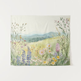 Vintage botanische wanddecoratie wandkleed