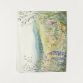 Vintage botanische wanddecoratie wandkleed (Voorkant)