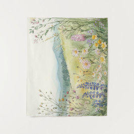 Vintage botanische wanddecoratie wandkleed