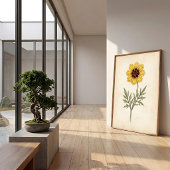 Vintage botanische wandkunst canvasprint poster