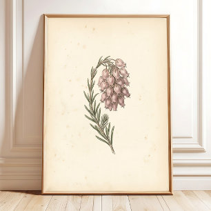 Vintage botanische wandkunst canvasprint poster