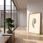 Vintage botanische wandkunst canvasprint poster