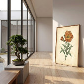 Vintage botanische wandkunst canvasprint poster