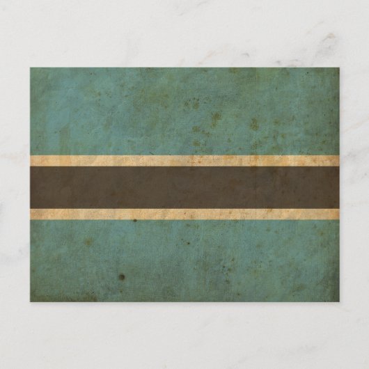 Vintage Botswana Briefkaart (Voorkant)