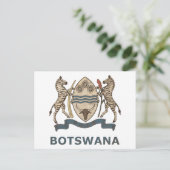 Vintage Botswana Briefkaart (Staand voorkant)
