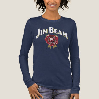 Vintage Bourbon Whiskey Geïnspireerde Retro Americ Tri-Blend Shirt