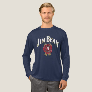 Vintage Bourbon Whiskey Geïnspireerde Retro Americ Tri-Blend Shirt