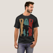 Vintage Bowling Papa Vaderdag Bowling T-shirt (Voorkant volledig)