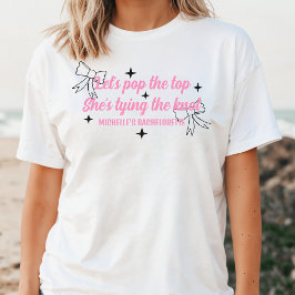 Vintage Bows & Stars Bruidsnaam Henstijd Tri-Blend Shirt