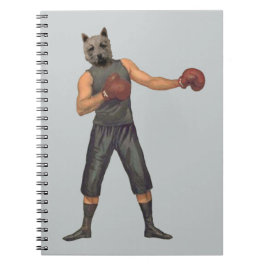 Vintage Boxer Westie Notitieboek