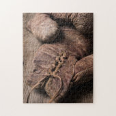 Vintage Boxing Gloves Legpuzzel (Verticaal)