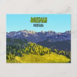Vintage Bozeman Montana Briefkaart