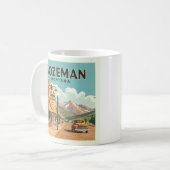 Vintage Bozeman Montana Koffiemok (Voorkant links)
