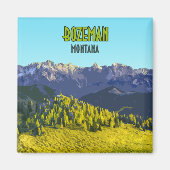 Vintage Bozeman Montana Magneet (Voorkant)