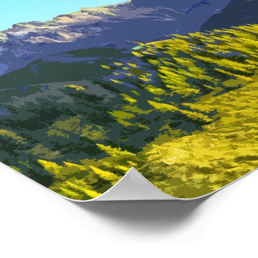 Vintage Bozeman Montana Poster (Hoek)