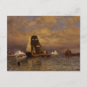 Vintage Bradford kijkt uit Battle Harbour Briefkaart