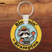 Vintage Brampton Flower City Sleutelhanger (Voorkant)
