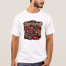 Vintage Brandweerman Retro Embleem Ontwerp