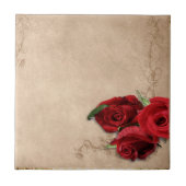 Vintage Brandy Roos Tegeltje (Voorkant)