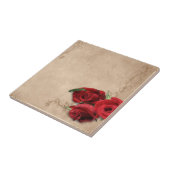 Vintage Brandy Roos Tegeltje (Zijkant)