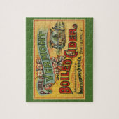 Vintage Brattleboro Jelly Boiled Cider Vermont Legpuzzel (Verticaal)