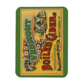 Vintage Brattleboro Jelly Boiled Cider Vermont Magneet (Verticaal)