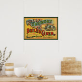 Vintage Brattleboro Jelly Boiled Cider Vermont Poster (Keuken)