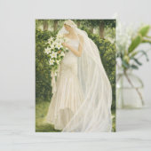 Vintage Bridal Shower Invitation Kaart (Staand voorkant)