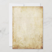   Vintage Bridal Shower Invitations Kaart (Achterkant)