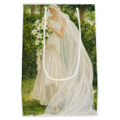 Vintage bride Gift Bag Medium Cadeauzakje (Achterkant)