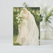 Vintage Bride Thank You Card Bedankkaart (Staand voorkant)