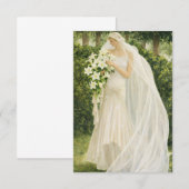 Vintage Bride Thank You Card Bedankkaart (Voorkant / Achterkant)