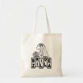 Vintage Bridezilla Trouw Bachelorette Tote Bag (Voorkant)