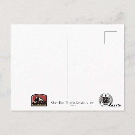 Vintage briefkaart (Achterkant)