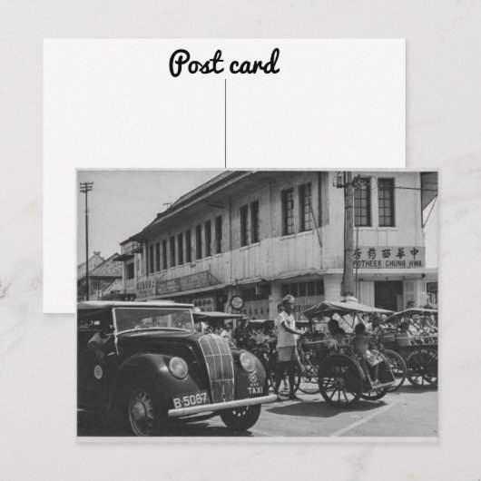 Vintage Briefkaart (Voorkant / Achterkant)