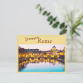 Vintage Briefkaart (Staand voorkant)