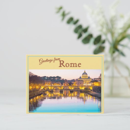 Vintage Briefkaart (Staand voorkant)