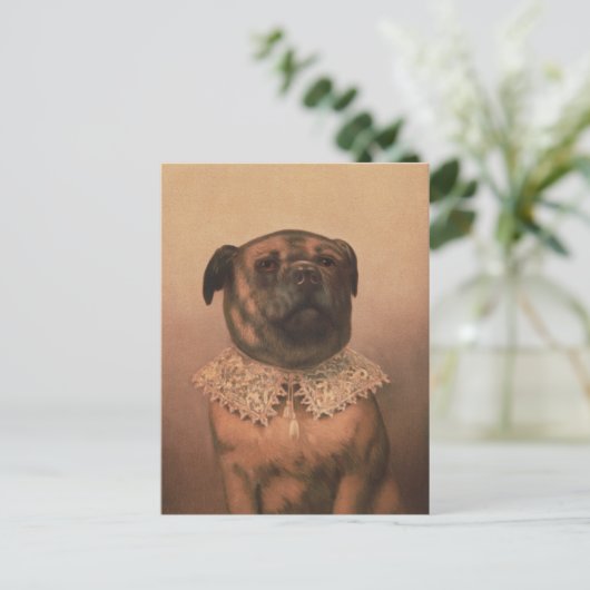 Vintage Briefkaart (Staand voorkant)