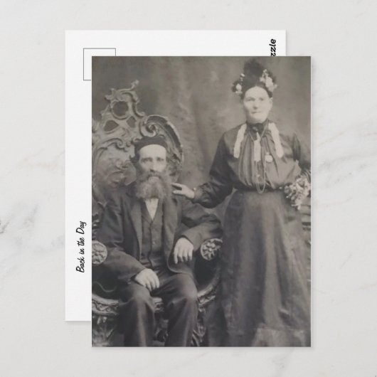 vintage briefkaart (Voorkant / Achterkant)