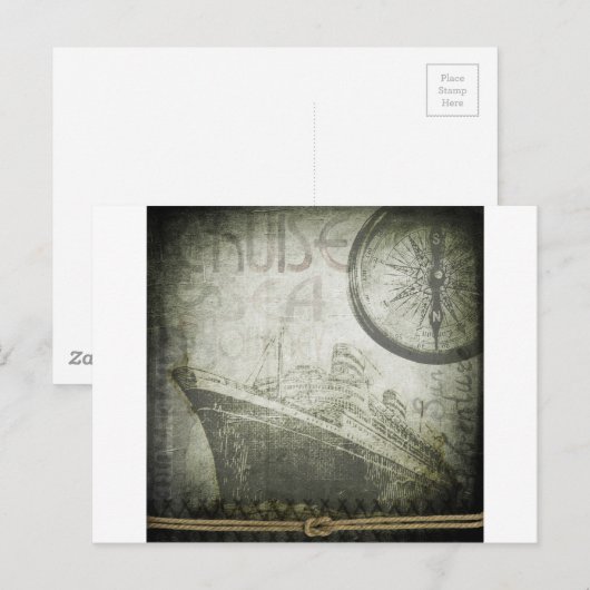 Vintage Briefkaart (Voorkant / Achterkant)