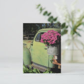 Vintage Briefkaart (Staand voorkant)