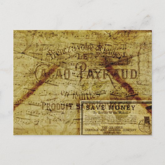 Vintage Briefkaart (Voorkant)