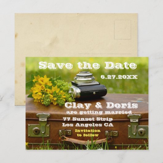 Vintage Briefkaart (Voorkant / Achterkant)