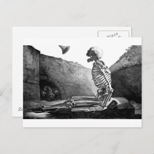 Vintage briefkaart bij uitspraak (Voorkant / Achterkant)