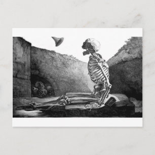 Vintage briefkaart bij uitspraak